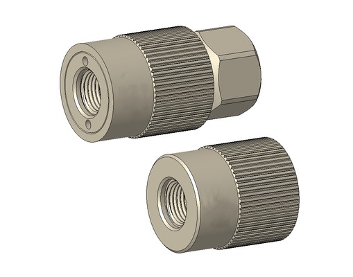 TF240 Series Threaded Stainless Steel And Aluminum Alloy Hand Screwing Type Quick Connect Coupling