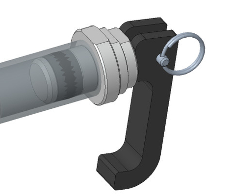 Stainless Steel Handle Type Quick Connect Coupling TF322  For Small Space