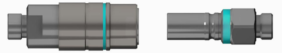 Stainless Steel Aluminum Alloy Or Brass TFB Series Push-Pull Fluid Connector Without Leakage