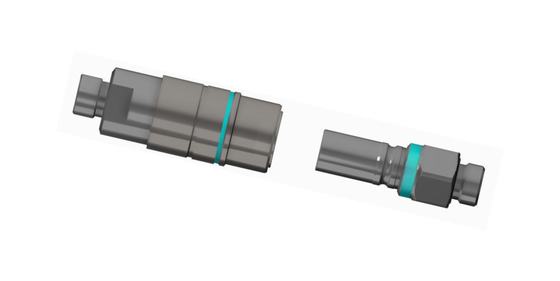 Stainless Steel Aluminum Alloy Or Brass TFB Series Push-Pull Fluid Connector Without Leakage