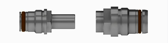 High Quality Stainless Steel Aluminum Alloy Or Brass TFD Blind Mating Fluid Connector
