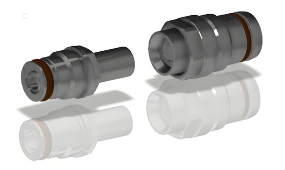 High Quality Stainless Steel Aluminum Alloy Or Brass TFD Blind Mating Fluid Connector