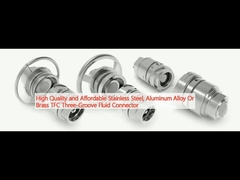 High Quality andAffordable Stainless Steel, Aluminum Alloy Or Brass TFC Three-Groove Fluid Connector